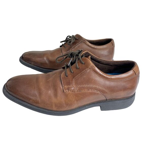 Nunn Bush Devine Plain Toe Oxford Leather Gel Comfort  84723 Men Size 8 - Picture 9 of 16